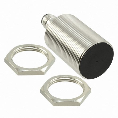 Endüktif sensör, pirinç-nikel, kısa gövde, M30, düz kafa, 15mm, DC, 3 kablolu, P