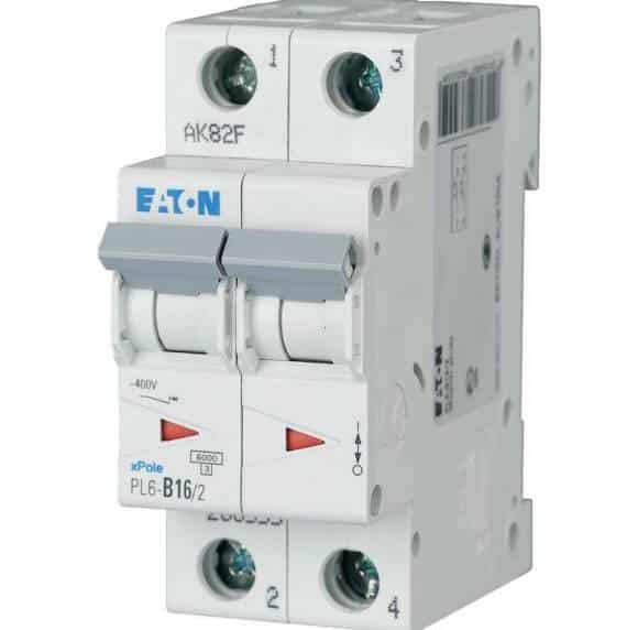 Minyatür Devre Kesici - 6kA - B eğrisi - 2x16A