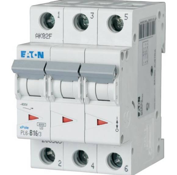 Minyatür Devre Kesici - 6kA - B eğrisi - 3x16A