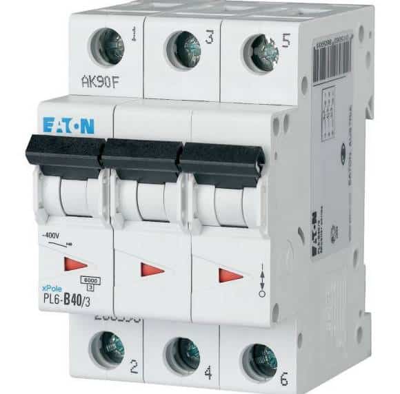 Minyatür Devre Kesici - 6kA - C eğrisi - 3x40A