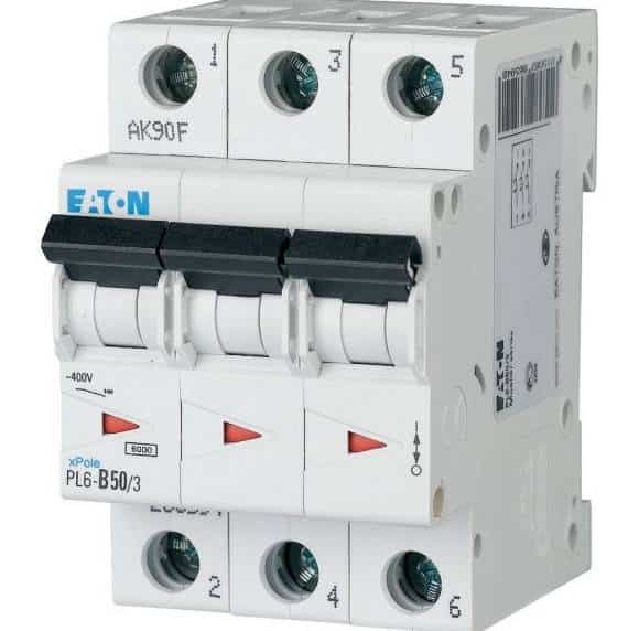 Minyatür Devre Kesici - 6kA - C eğrisi - 3x50A