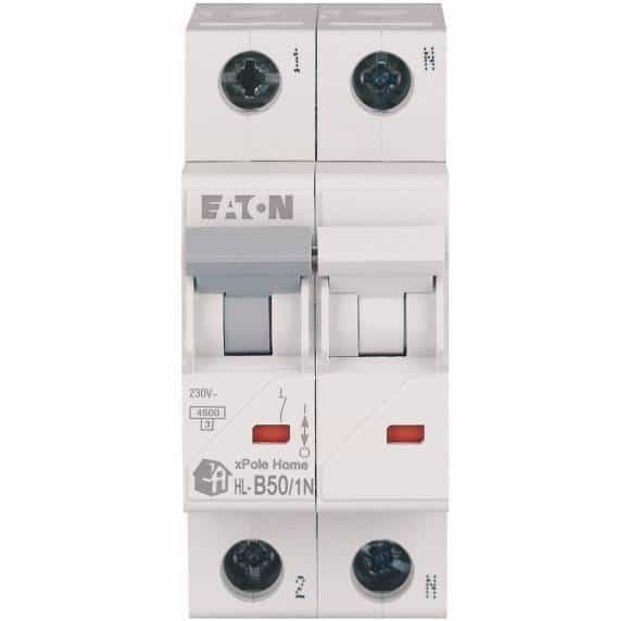 Minyatür Devre Kesici - 4,5kA - B eğrisi - 1x50A+N