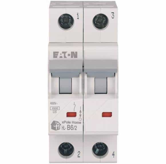 Minyatür Devre Kesici - 4,5kA - B eğrisi - 2x6A